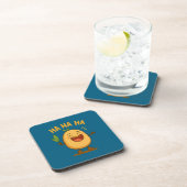 Funny Laughing Potato Coaster Set Getränkeuntersetzer (Rechte Seite)