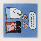 Funny Law Cartoon für Anwälte groß Puzzle (Horizontal)