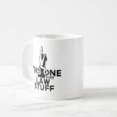 Funny Law Coffee Tasse Vintag - Anwalt Paralegal (Vorderseite Links)