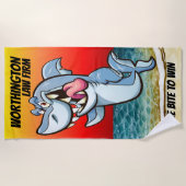 Funny Law Firm Version Beach Handtuch (Vorderseite)