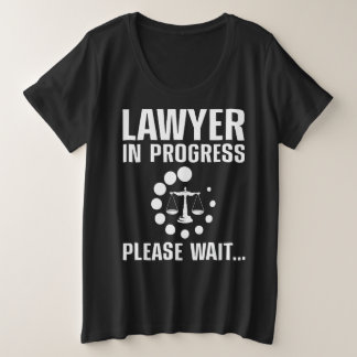 Funny Law Student Art Men Anwältin Jurakademie Große Größe T-Shirt
