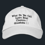 Funny Lawn Bowl Cheaters, bestickter Hut<br><div class="desc">Bilder ist ein lustiger bestickter Rasen Schüsseln Pub</div>