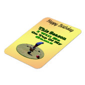 Funny Lawn Bowler, Flexible Magnet (Linke Seite)