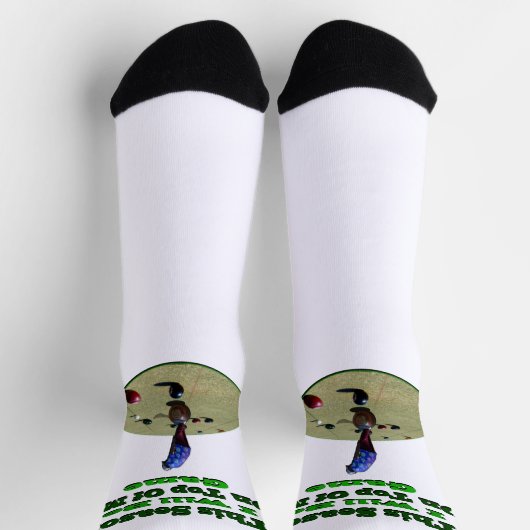 Funny Lawn Bowles Diese Saison, Crew Socken (Oben)