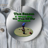 Funny Lawn Bowls, Big Abzeichen Button (Beispiel)