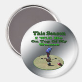 Funny Lawn Bowls, Big Kühlschrankmagnet (Vorderseite/Rückseite)