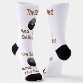 Funny Lawn Bowls Bowled Beautiful, Crew Socken (Gewinkelt)