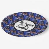 Funny Lawn Bowls Bowled Beautiful Design, Pappteller (Schrägansicht)