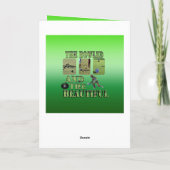 Funny Lawn Bowls Bowled Birthday Wishings Karte (Rückseite)