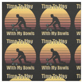 Funny Lawn Bowls Playtime Design, Stoff (Muster)