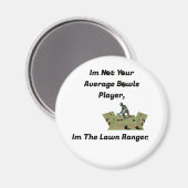 Funny Lawn Bowls Ranger, Magnet (Vorderseite/Rückseite)