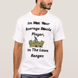 Funny Lawn Bowls Ranger, Mens Tshirt