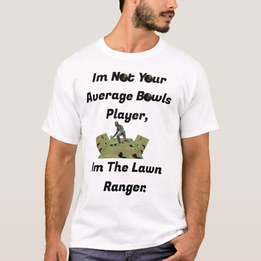 Funny Lawn Bowls Ranger, Mens Tshirt (Vorderseite)