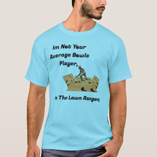 Funny Lawn Bowls Ranger, T-Shirt (Vorderseite)