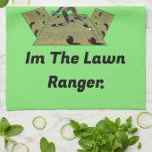 Funny Lawn Bowls Ranger, Teetuch Geschirrtuch (Gefaltet)