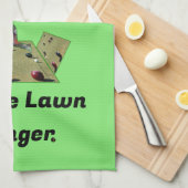 Funny Lawn Bowls Ranger, Teetuch Geschirrtuch (Viertel Falte)
