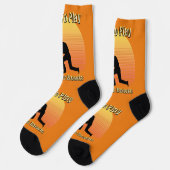 Funny Lawn Bowls Spielzeit, Crew Socken (Linkes Detail)