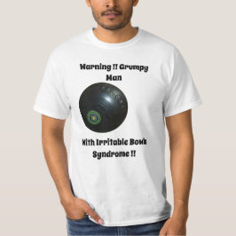 Funny Lawn Bowls Syndrom, Mens Value Tshirt