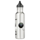 Funny Lawn Bowls verbeugte schönes Design, Edelstahlflasche (Rechts)