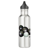 Funny Lawn Bowls versus Golf Design, Wasser Flasch Edelstahlflasche (Links)