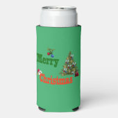 Funny Lawn Bowls Weihnachten, Can Cooler Selters Dosenkühler (Seltzer Rückseite)