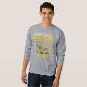 Funny Lawn Care Specialist Stundensatz Sweatshirt (Vorne ganz)