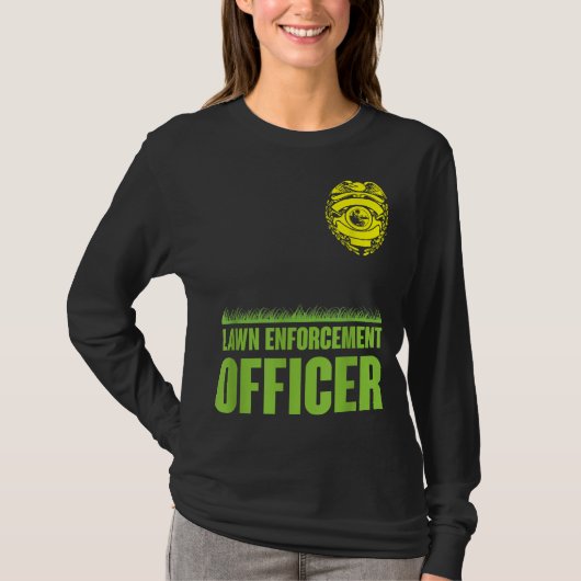 Funny Lawn Durchsetzungsreferent Mowing T-Shirt (Vorderseite)