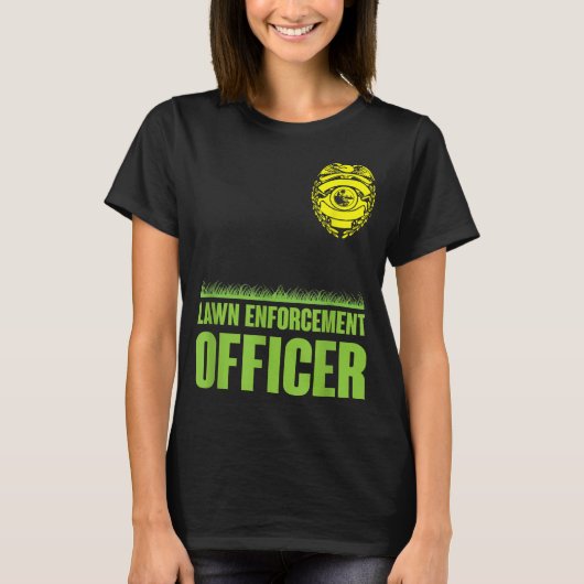 Funny Lawn Durchsetzungsreferent Mowing T-Shirt (Vorderseite)