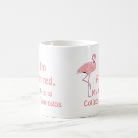 Funny Lawn Flamingo Pension Geschenk Kaffeetasse (Mittel)