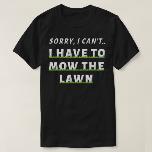 Funny Lawn Mähen Gras Schneiden Shirt Mäher Vater (Design vorne)