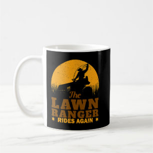 Funny Lawn Mower Cowboy Lawn Ranger Yard Work Rase Kaffeetasse