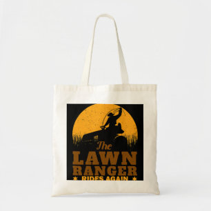 Funny Lawn Mower Cowboy Lawn Ranger Yard Work Rase Tragetasche