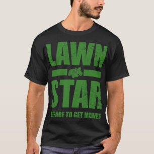Funny Lawn Mower Mähen Mais Star Yard Work Rasen T T-Shirt