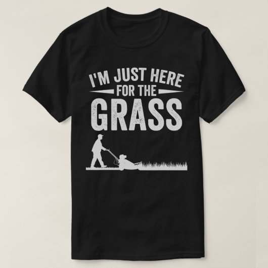 Funny Lawn Mowing Geschenk für Männer Landschaftsg T-Shirt (Design vorne)