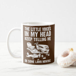 Funny Lawn Mowing Geschenk Männer Frauen Rasenmähe Kaffeetasse