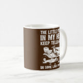 Funny Lawn Mowing Geschenk Männer Frauen Rasenmähe Kaffeetasse (VorderseiteRechts)