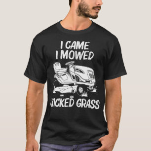 Funny Lawn Mowing Geschenk Männer Frauen Rasenmähe T-Shirt