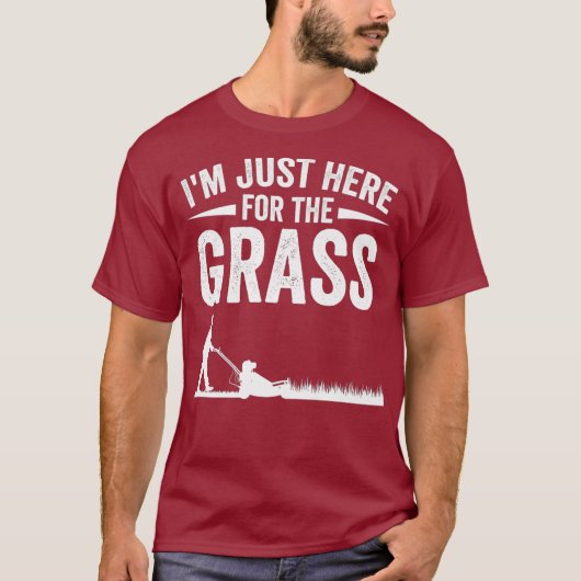 Funny Lawn Mowing Gift For Men Landscaping T-Shirt (Vorderseite)