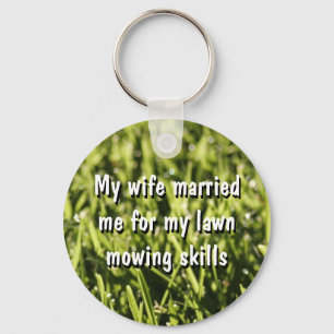 Funny Lawn Mowing Key Chains Schlüsselanhänger