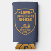 Funny Lawn Mowing Vater Garde Arbeit Vater Joke Selters Dosenkühler (Rückseite)