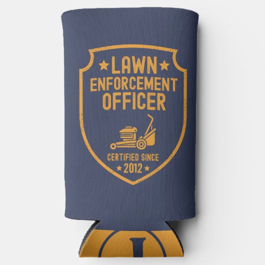 Funny Lawn Mowing Vater Garde Arbeit Vater Joke Selters Dosenkühler (Vorderseite)