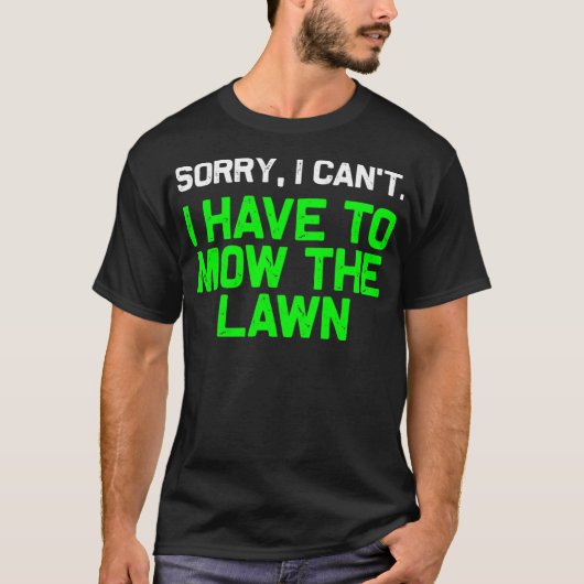 Funny Lawn Rasenmäher Schneiden Mäher Vater Vater T-Shirt (Vorderseite)
