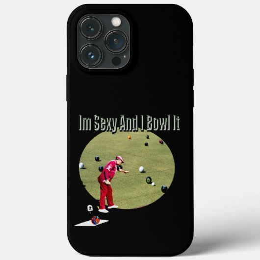 Funny Lawnbowls Tough Apple iPhone 13 Pro Max Fall Case-Mate iPhone Hülle (Rückseite)
