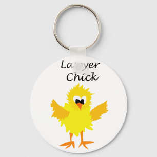 Funny Lawyer Chick Art Design Schlüsselanhänger
