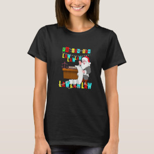 Funny Lawyer Christmas Wear Santa Hat Fa Law Law L T-Shirt