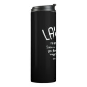 Funny Lawyer Definition Thermosbecher (Nach links gedreht)