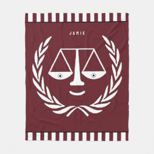Funny Lawyer Fleece Blanket