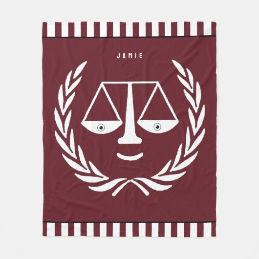 Funny Lawyer Fleece Blanket (Vorderseite)