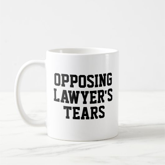 Funny Lawyer Geschenk Kaffee Tasse (Links)