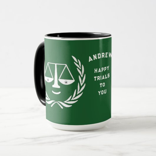 Funny Lawyer Gift Tasse (Vorderseite Links)